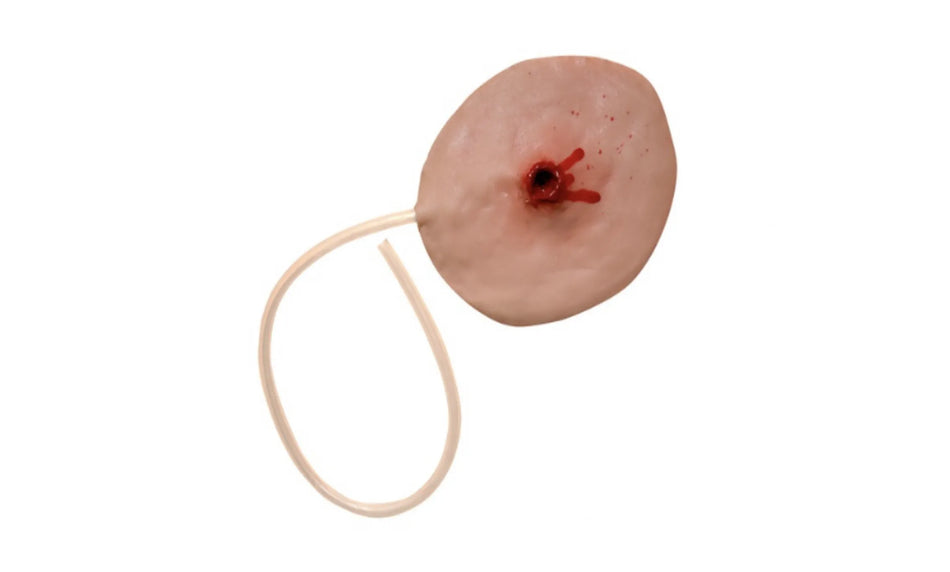 Gunshot Entrance Bleeding Wound